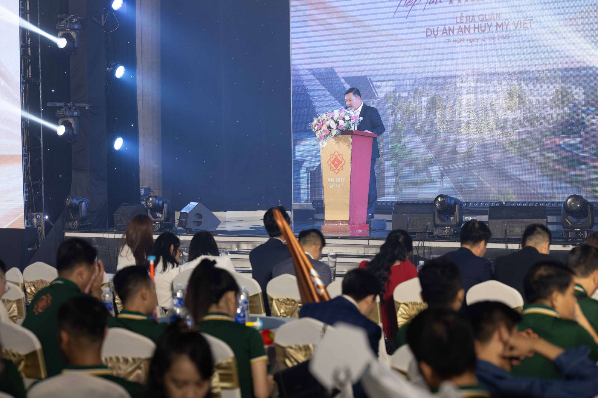 Lễ ra quân dự án An Huy Mỹ Việt với chủ đề "GẮN KẾT SỨC MẠNH - TIẾP LỬA THÀNH CÔNG" ngày 12.5.2025