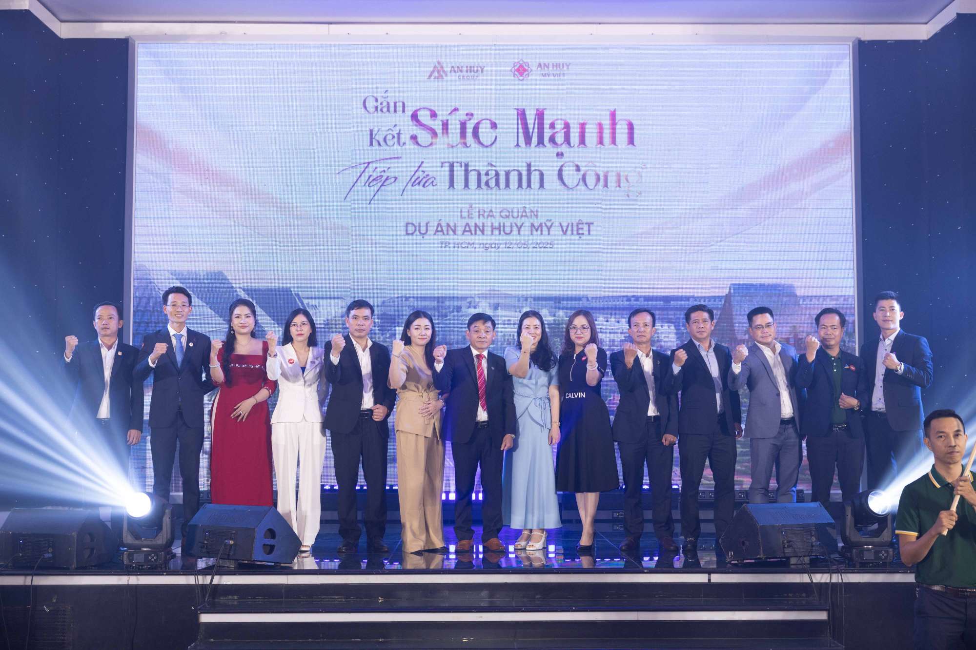 Lễ ra quân dự án An Huy Mỹ Việt với chủ đề "GẮN KẾT SỨC MẠNH - TIẾP LỬA THÀNH CÔNG" ngày 12.5.2025