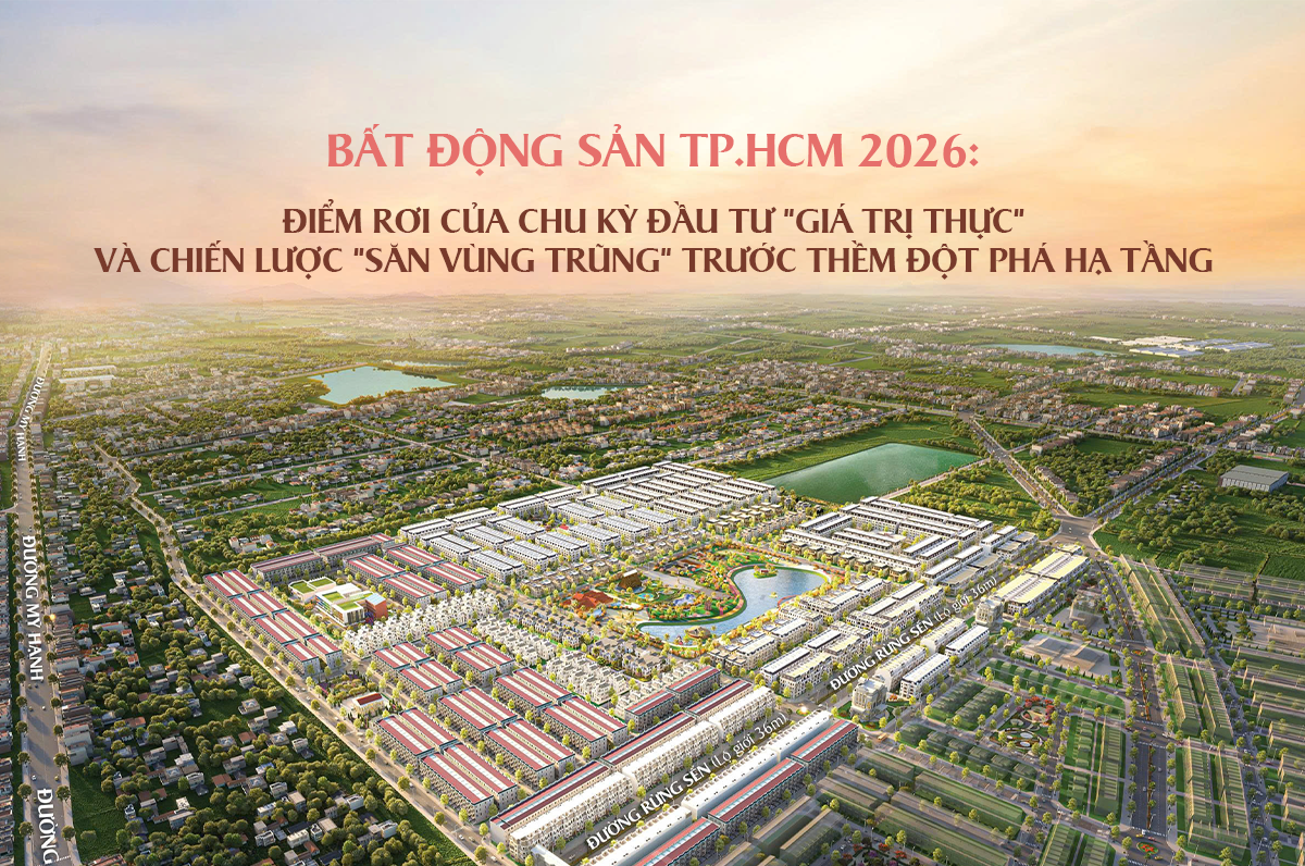 Bất động sản Tây Bắc TP.HCM 2026: Điểm rơi của chu kỳ đầu tư "giá trị thực" và chiến lược "săn vùng trũng" trước thềm đột phá hạ tầng
